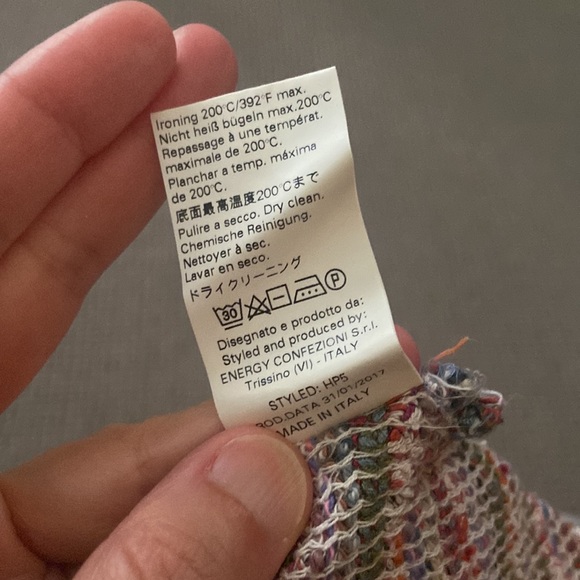 Babe & Tess baby woven multicolor sweater shirt. High end Italian brand. - Picture 6 of 6